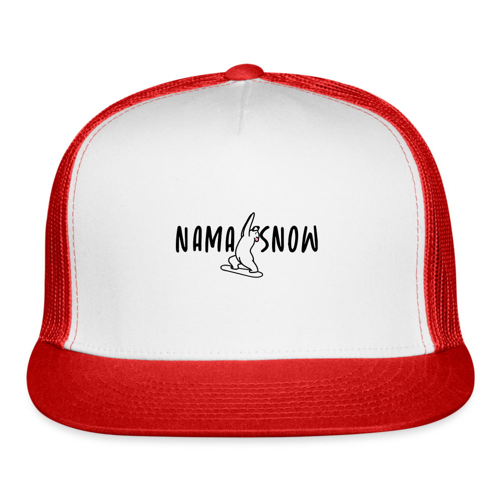 NamaSnow Trucker Cap - white/red