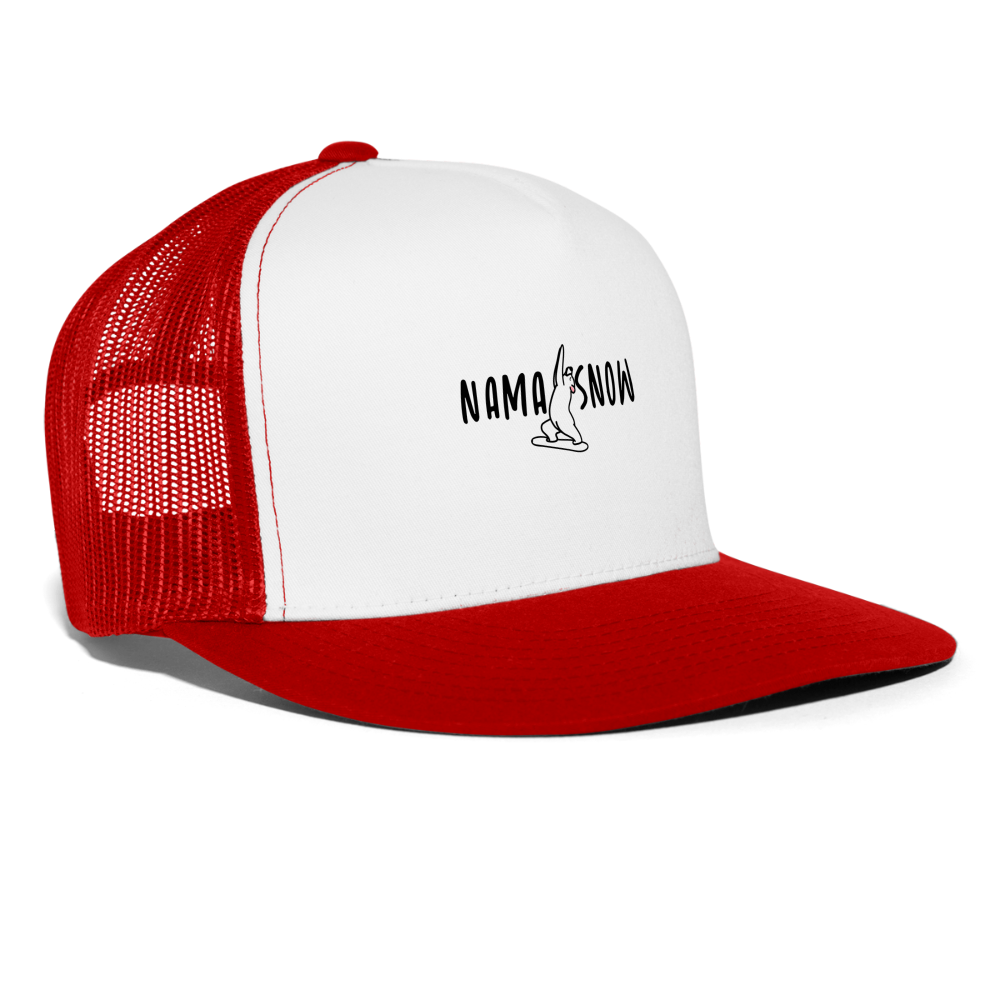 NamaSnow Trucker Cap - white/red