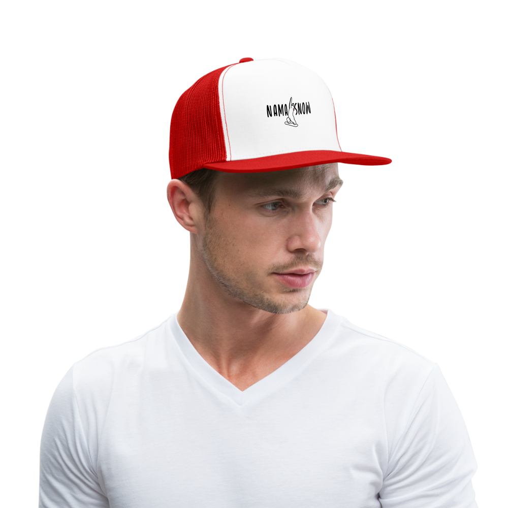 NamaSnow Trucker Cap - white/red